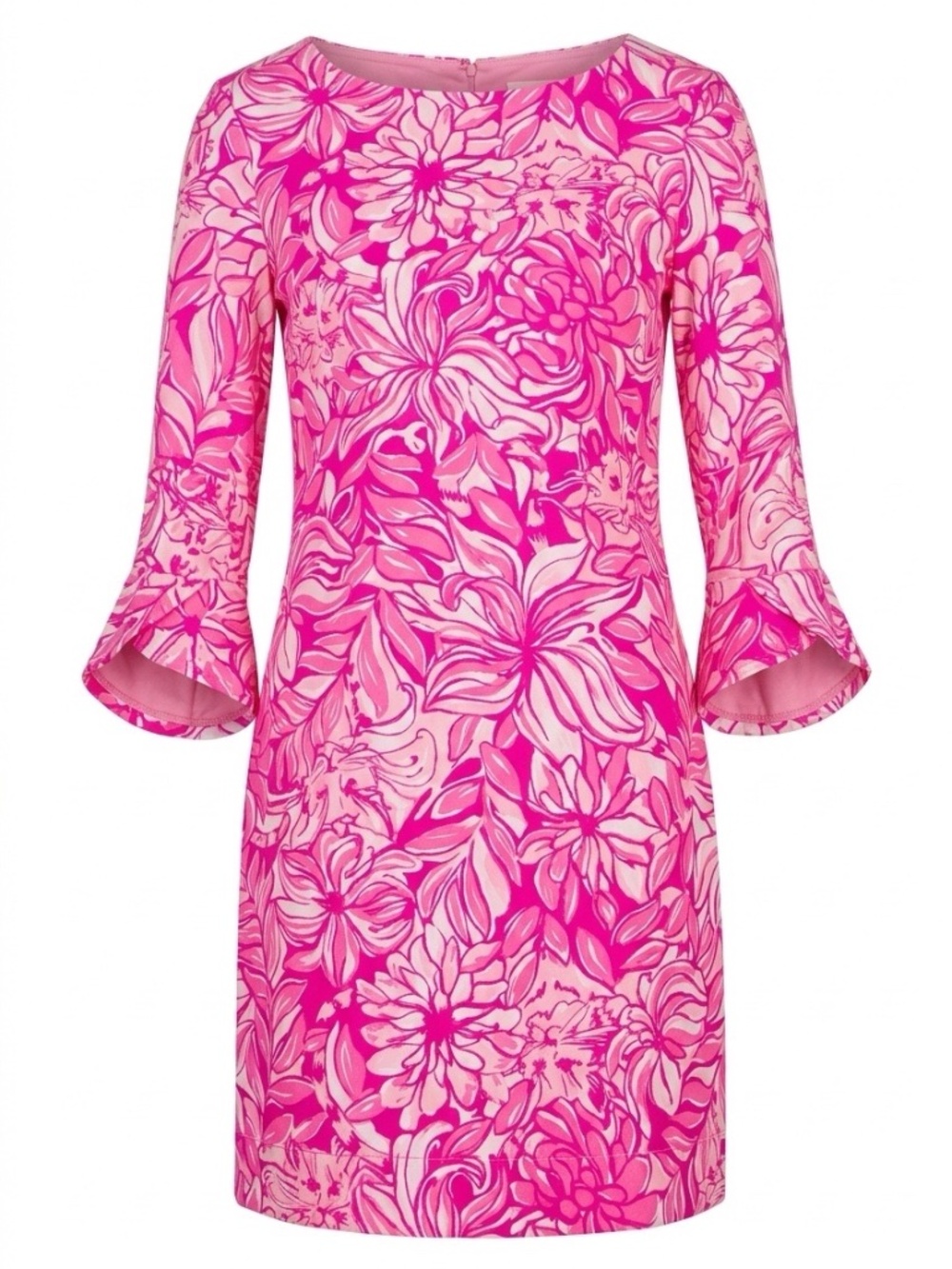 LILLY PULITZER Alden Dress In Bougainvillea Pink Pawsitive Cattitude - size XXS